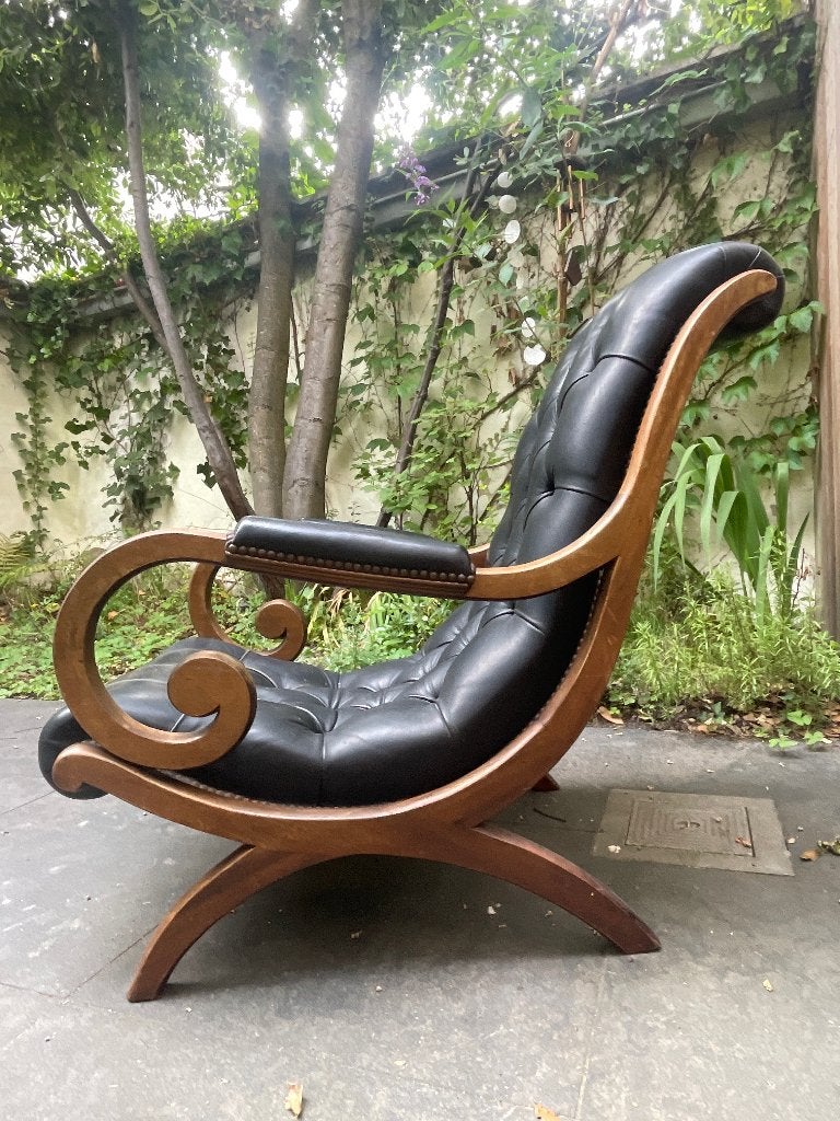 Fauteuil vintage, Maison & Meubles, Fauteuils, 75 à 100 cm, Chesterfield-stijl, Enlèvement, Utilisé