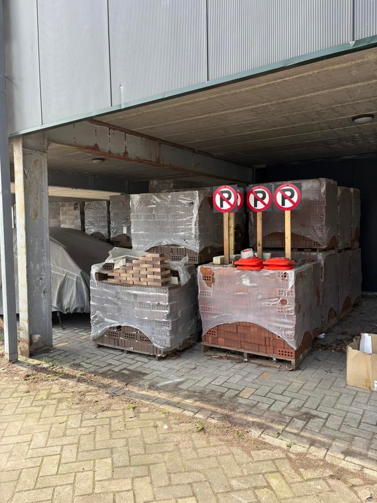 Facade steen, Ophalen, Nieuw, Bakstenen