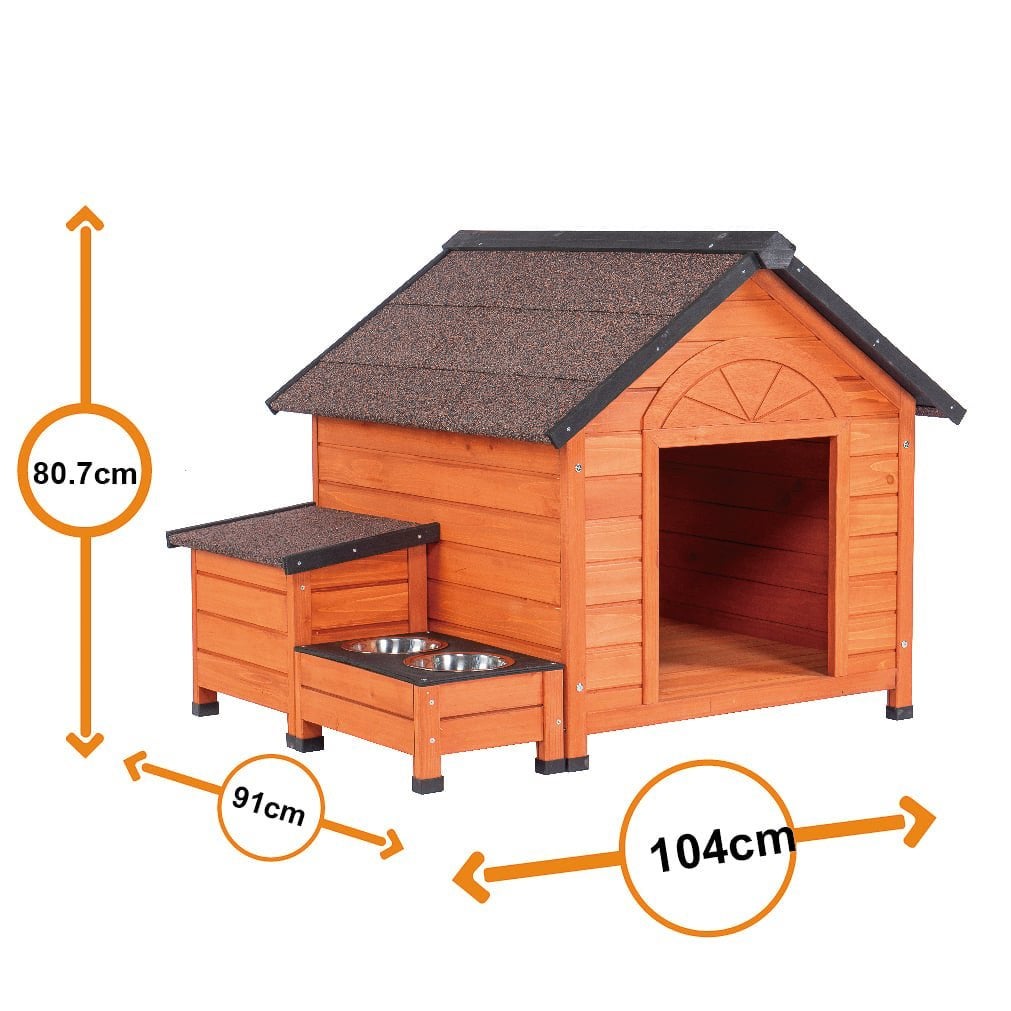 Niche en bois pour chien Zoomalia Allin, Animaux & Accessoires, Maisons pour chiens, Neuf, Enlèvement, Niche à chien, 75 à 110 cm
