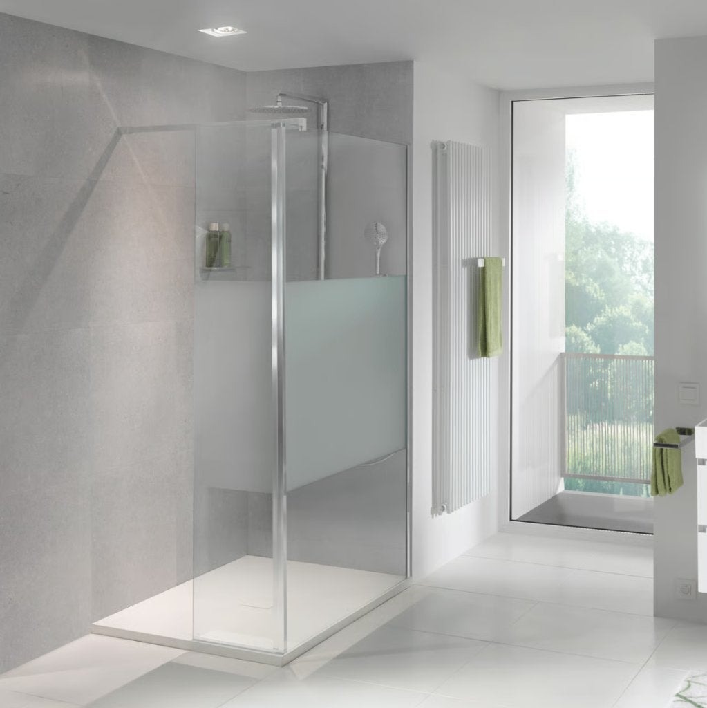 Paroi de douche 120cm + 40cm mobile, Bricolage & Construction, Enlèvement, Neuf, Chrome, Douche