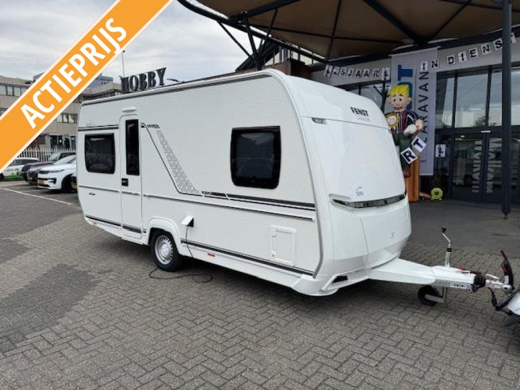 Fendt Bianco Activ 445 SFB 2026 HAGEL BESTENDIG DAK!, Caravans en Kamperen, Serviceluik, Fendt, 5 tot 6 meter, Tot en met 4
