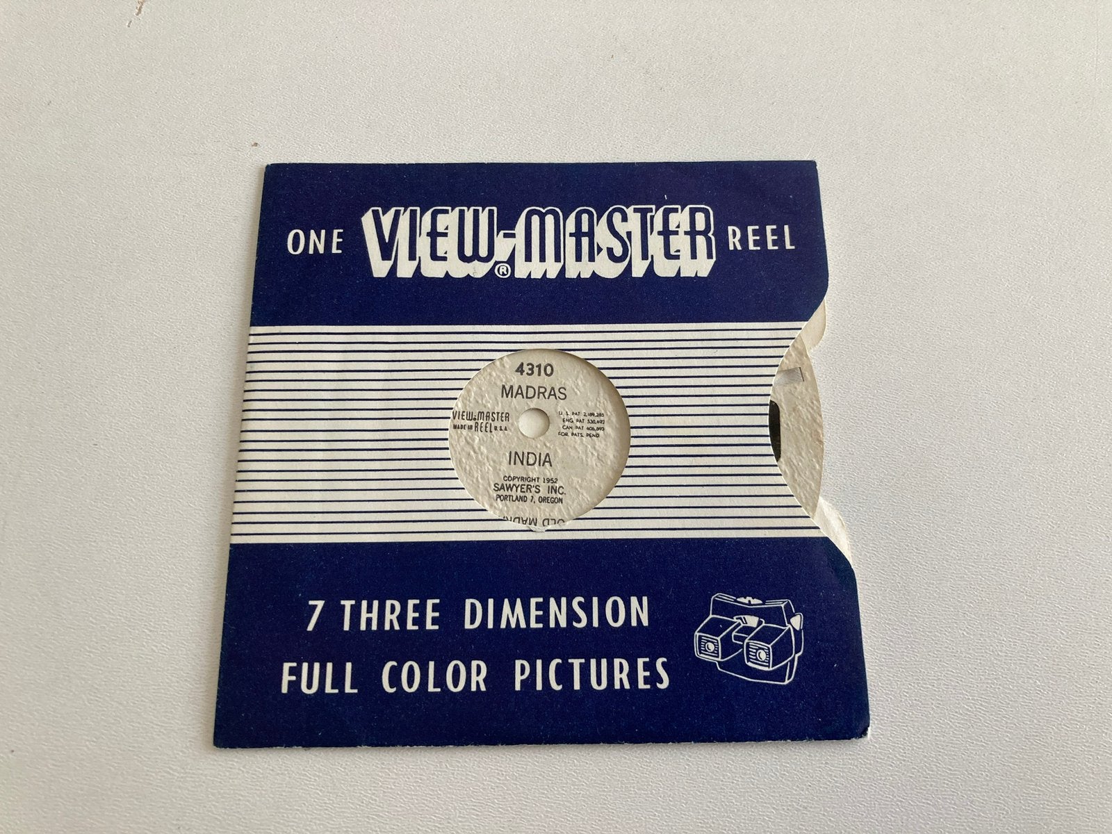 View-master “ MADRAS “ 1952 ( India 4310 ), Ophalen of Verzenden