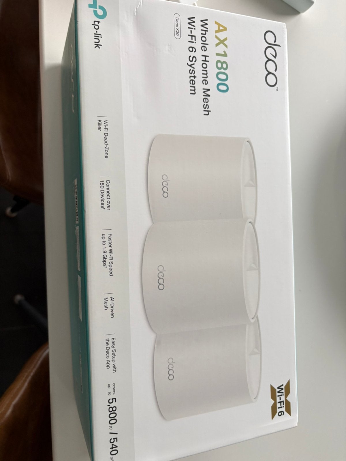 Deco wifi - versterker set van 3 kleur wit en, Computers en Software, Ophalen, Zo goed als nieuw