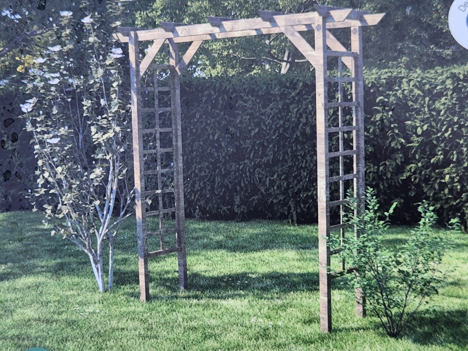 Houten rozenboog tuin inkom
Nieuw in verzegeld pakket
Verkoo, Ophalen, Nieuw