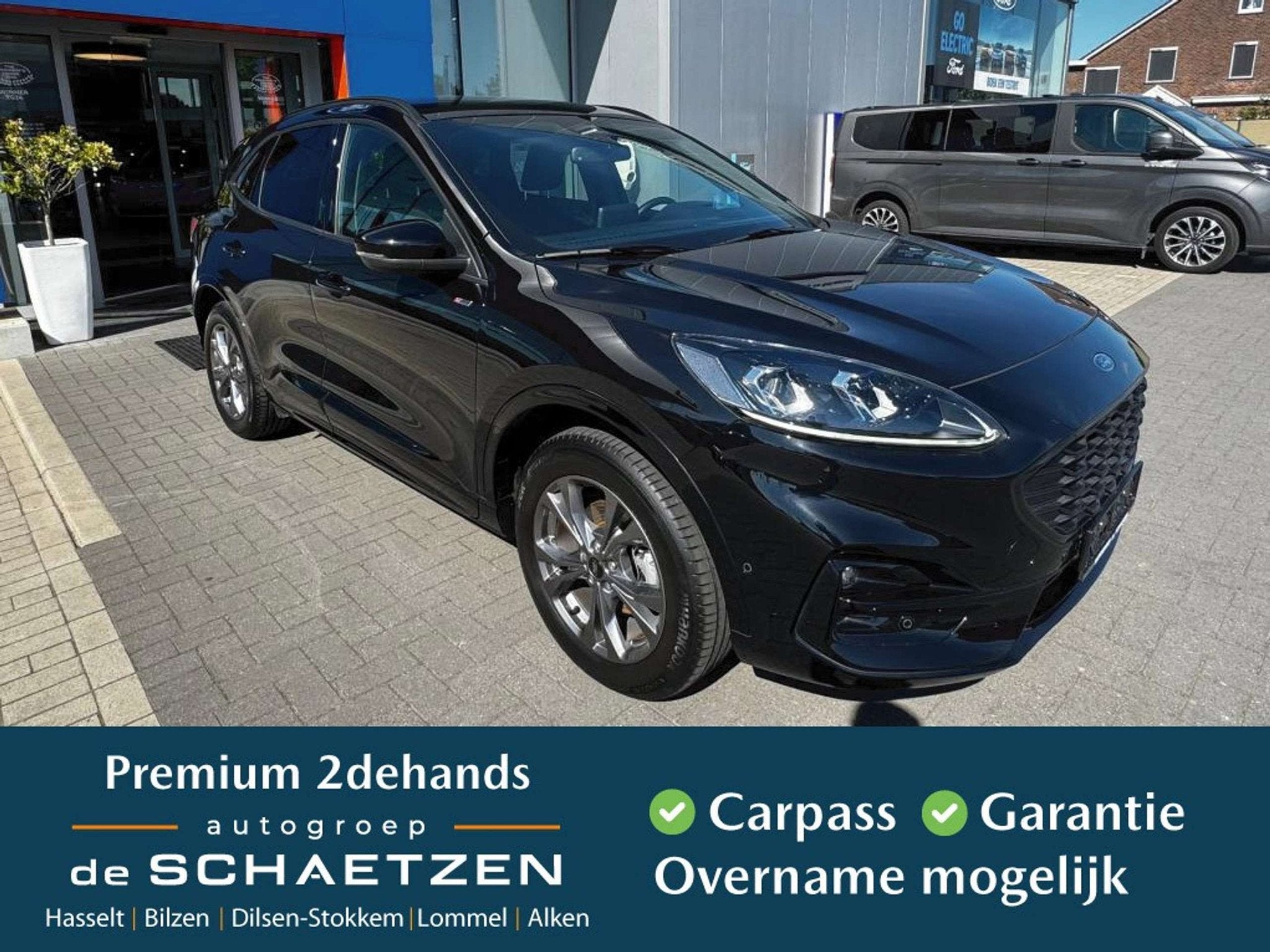 Ford Kuga ST-Line X 2.5i PHEV 225PK Agate Black / Winter Pac, Achat, Volant chauffant, Entreprise, Noir
