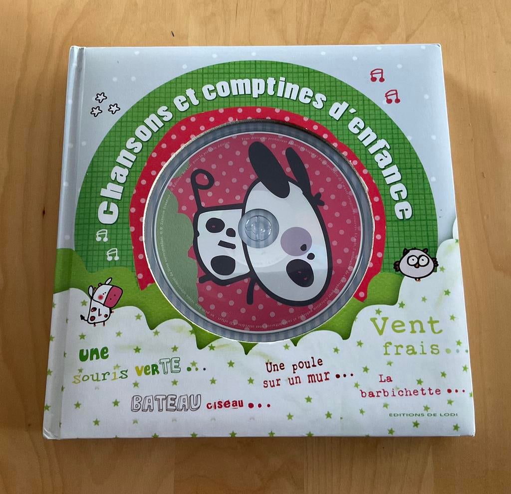 Livre et CD… Chansons et comptines d’enfance, Livres, Livres pour enfants | 0 an et plus, Comme neuf, Enlèvement