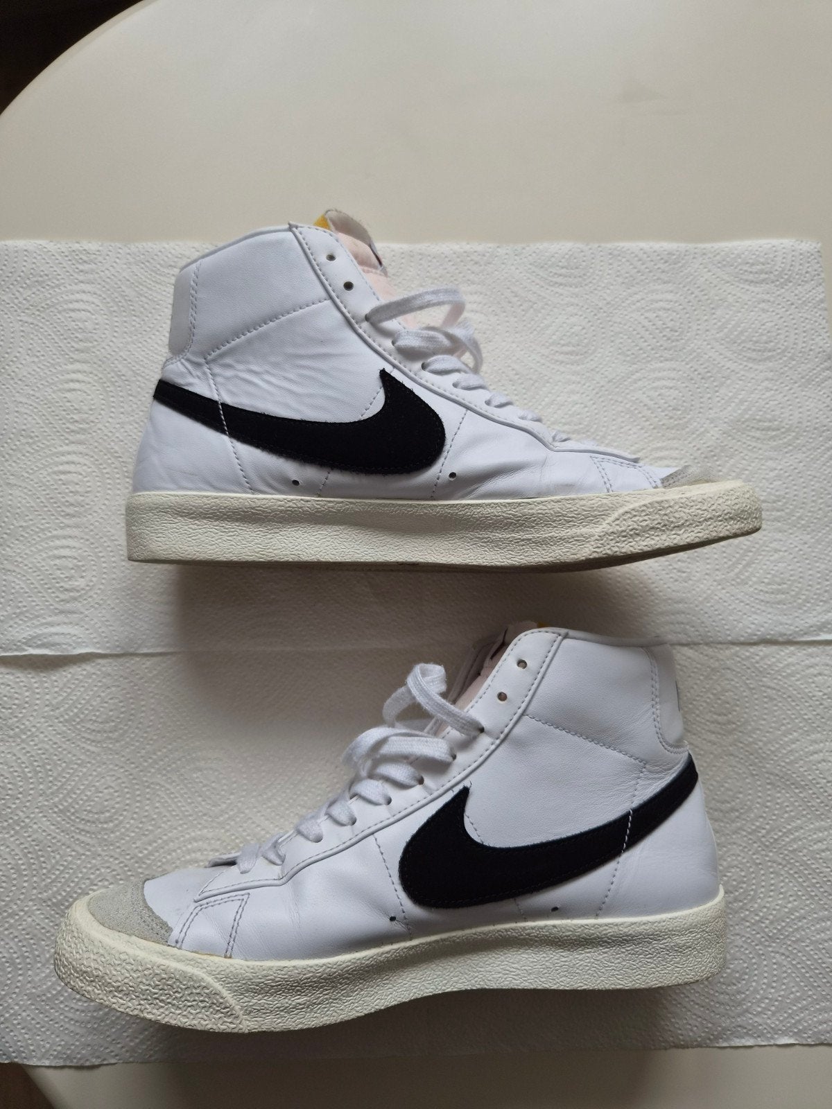 Nike Blazer Mid ’77 White Black – Baskets montantes – 43, Enlèvement ou Envoi, Nike, Comme neuf, Blanc