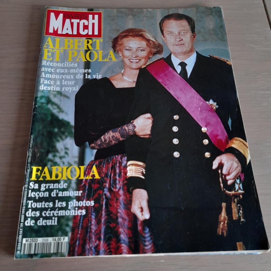 Magazine Paris Match - 19 augustus 1993., Verzamelen, Tijdschriften, Kranten en Knipsels, Ophalen, Tijdschrift
