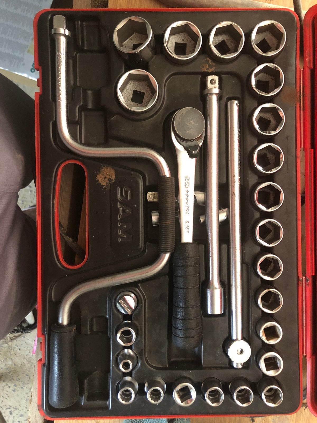 Coffret a douilles avec cliquet SAM, Enlèvement, Neuf