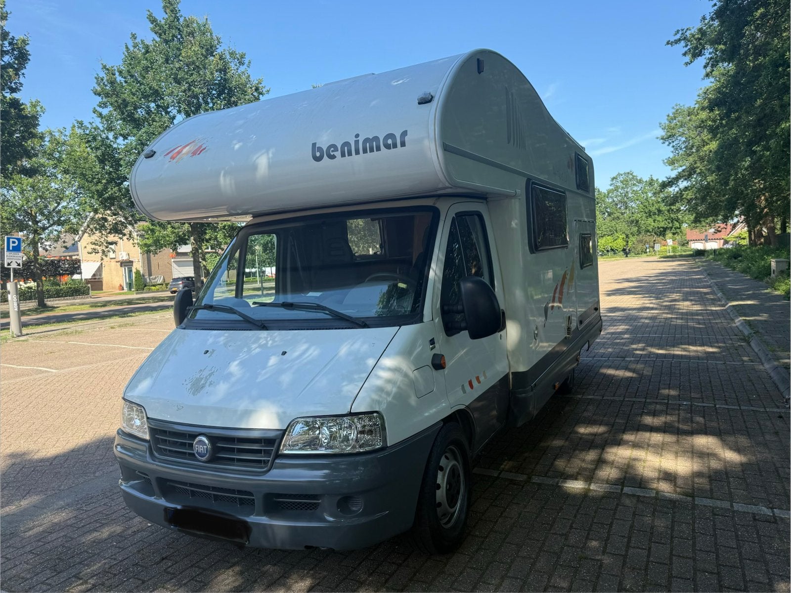 Fiat Ducato Benimar 2.8 JTD – Bouwjaar 2004, Caravanes & Camping, Camping-cars, Particulier, jusqu'à 6, Alcôve, Benimar, Fiat