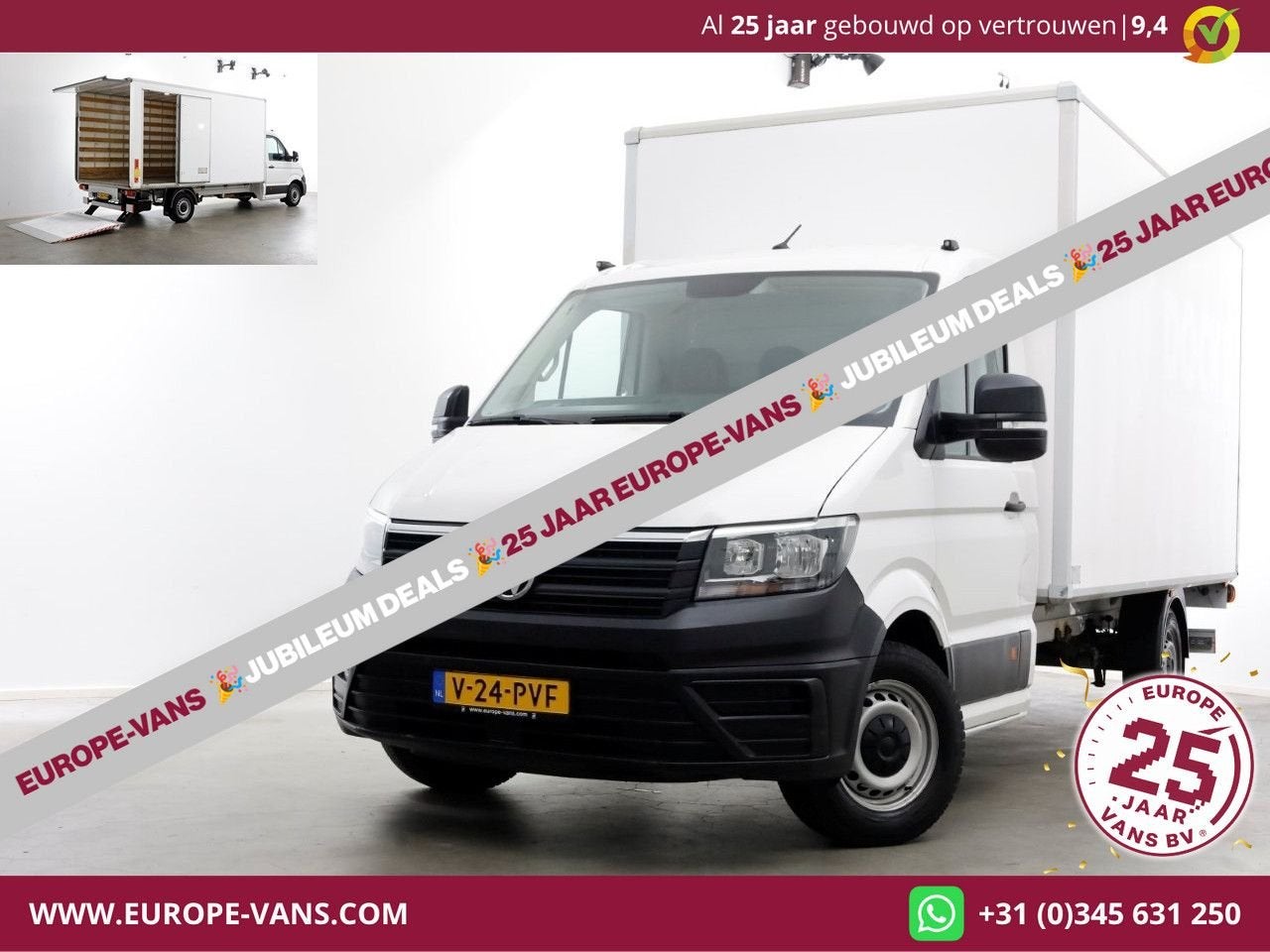 Volkswagen Crafter 35 2.0 TDI 140pk Bakwagen met laadklep en, Auto's, Bestelwagens en Lichte vracht, Electronic Stability Program (ESP)