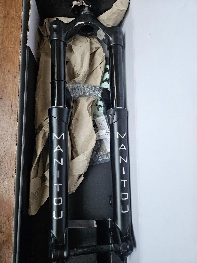 Manitou Mezzer expert 27.5, Fietsen en Brommers, Fietsonderdelen, Gebruikt, Voorvork, Ophalen