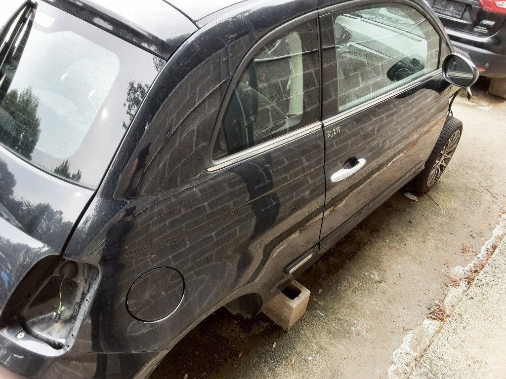 AILE ARRIÈRE DROIT Fiat 500 (312) (01-2007/12-2012), Garde-boue, Mevr. I. Hauben, Utilisé, Fiat