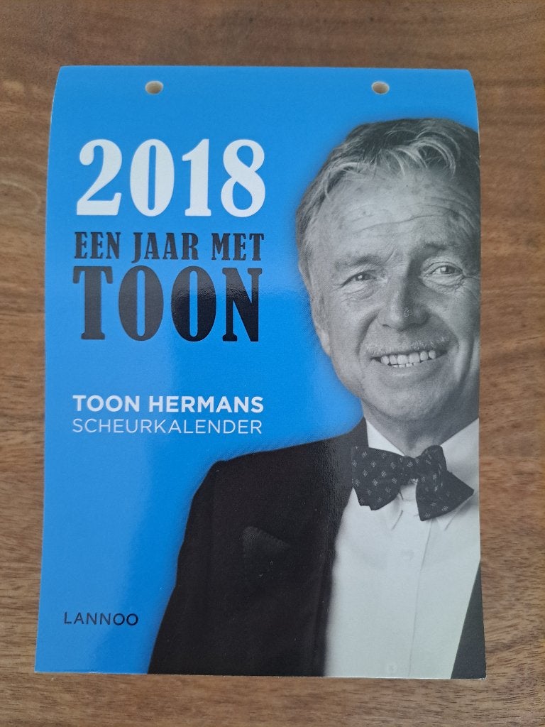 Scheurkalender van 2018 Een jaar met Toon Hermans, Boeken, Ophalen, Zo goed als nieuw, Toon Hermans, Eén auteur