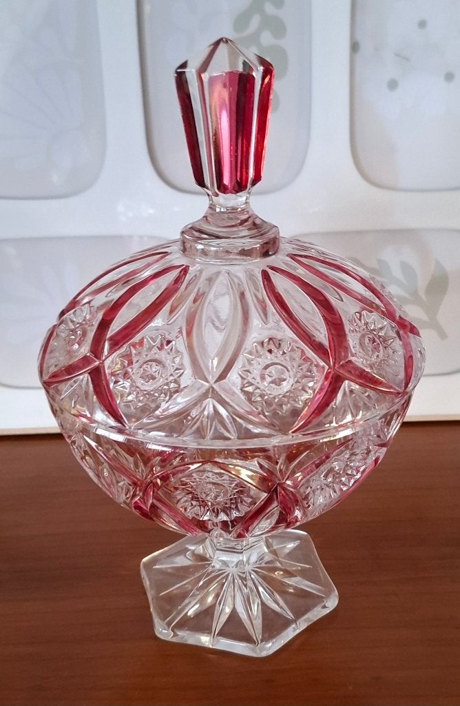 snoeppotje in glas, Antiek en Kunst, Ophalen