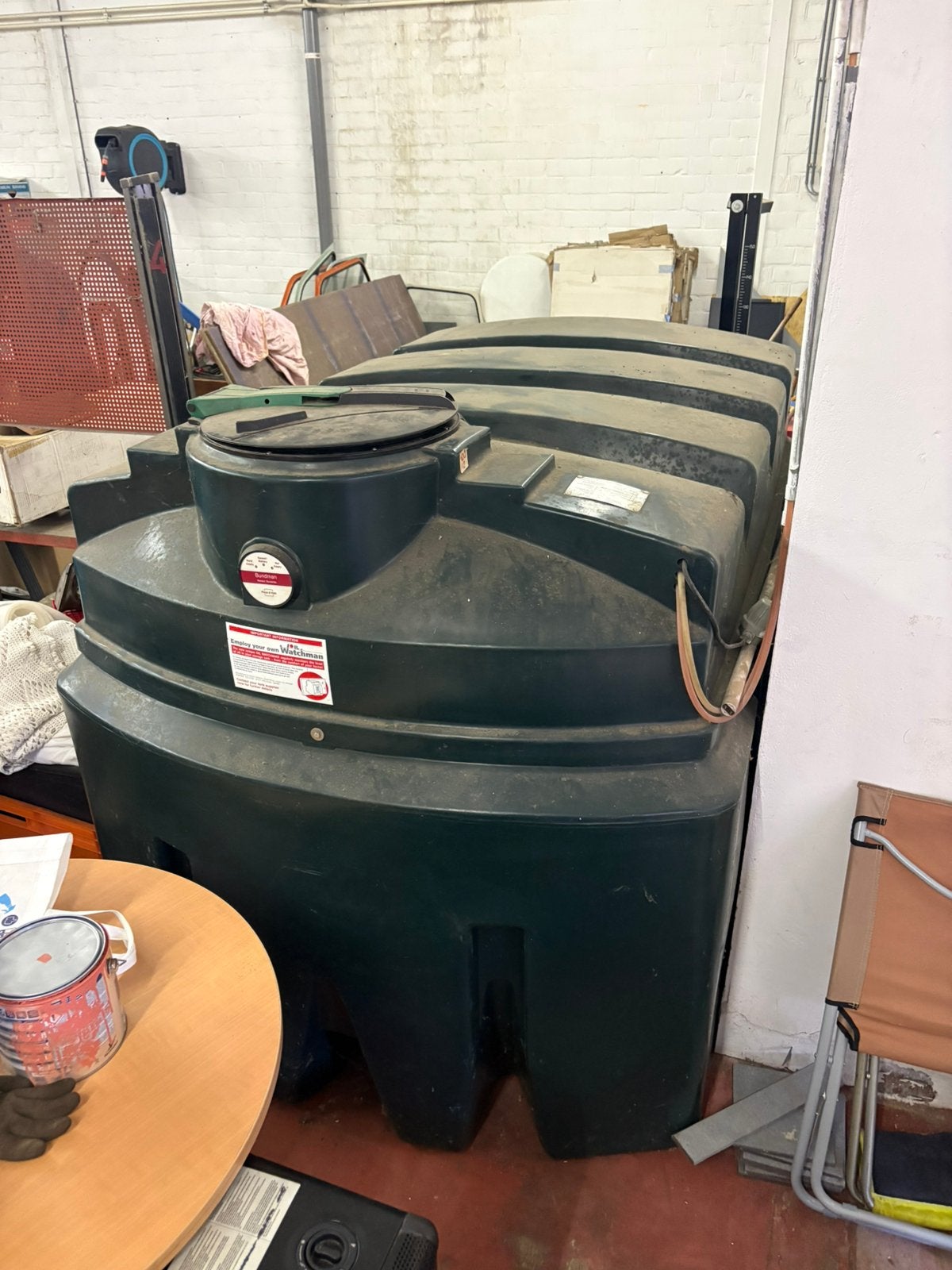 Dubbelwandige mazouttank TITAN 2.500L – kunststof – €500, Doe-het-zelf en Bouw, Ophalen, Gebruikt, Overige typen
