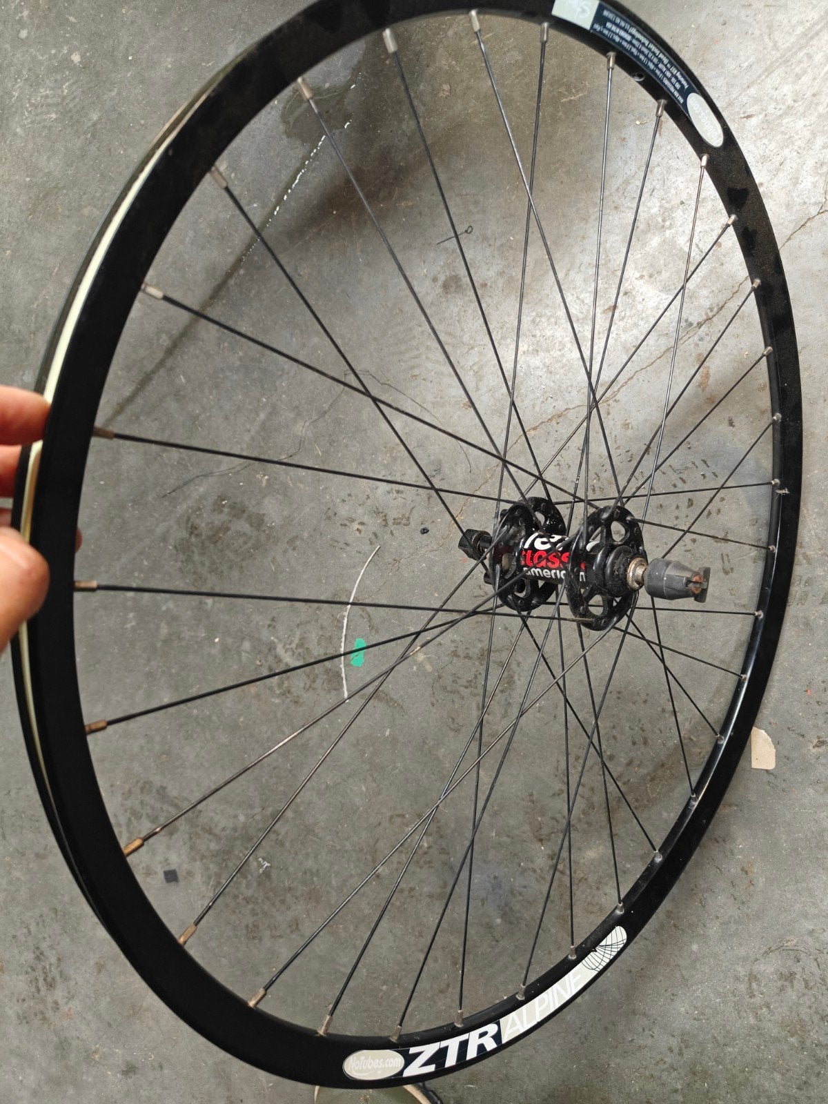 26" Mtb voorwiel, Fietsen en Brommers, Ophalen, Gebruikt, Stan, Aluminium