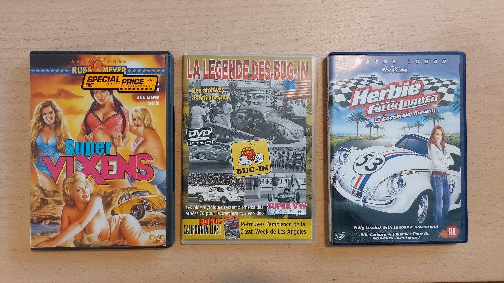 3 DVD VW AIRCOOLED, Enlèvement ou Envoi, Comme neuf
