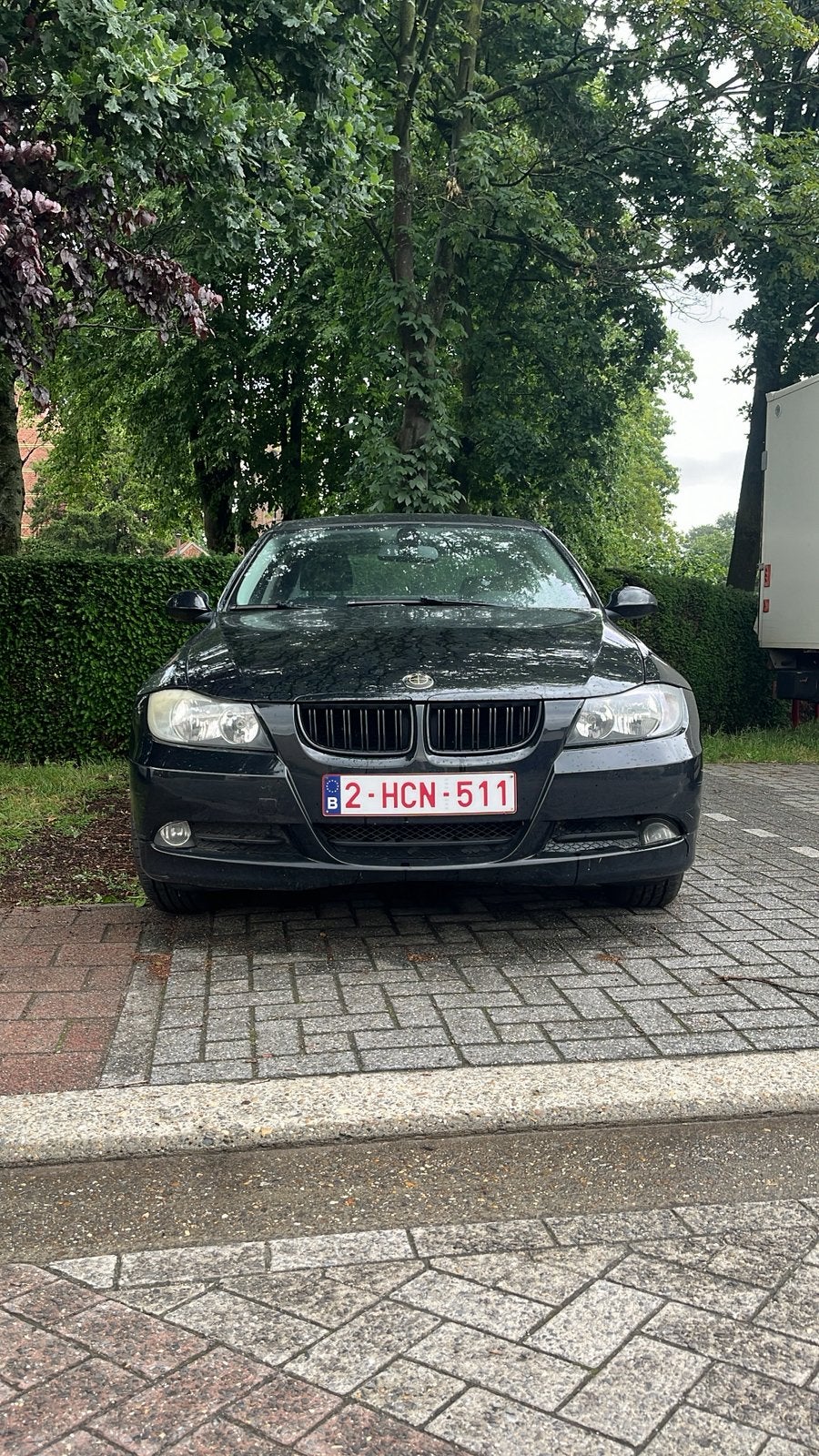 BMW 318i E90 Sedan 2007 | 2.0 Benzine | MOTOR DEFECT, Auto's, Zwart, Handgeschakeld, Particulier, Cruise Control