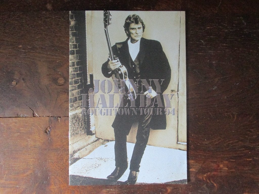 Johnny Hallyday : Programme Rough Town, Enlèvement ou Envoi, Comme neuf, Livre, Revue ou Article