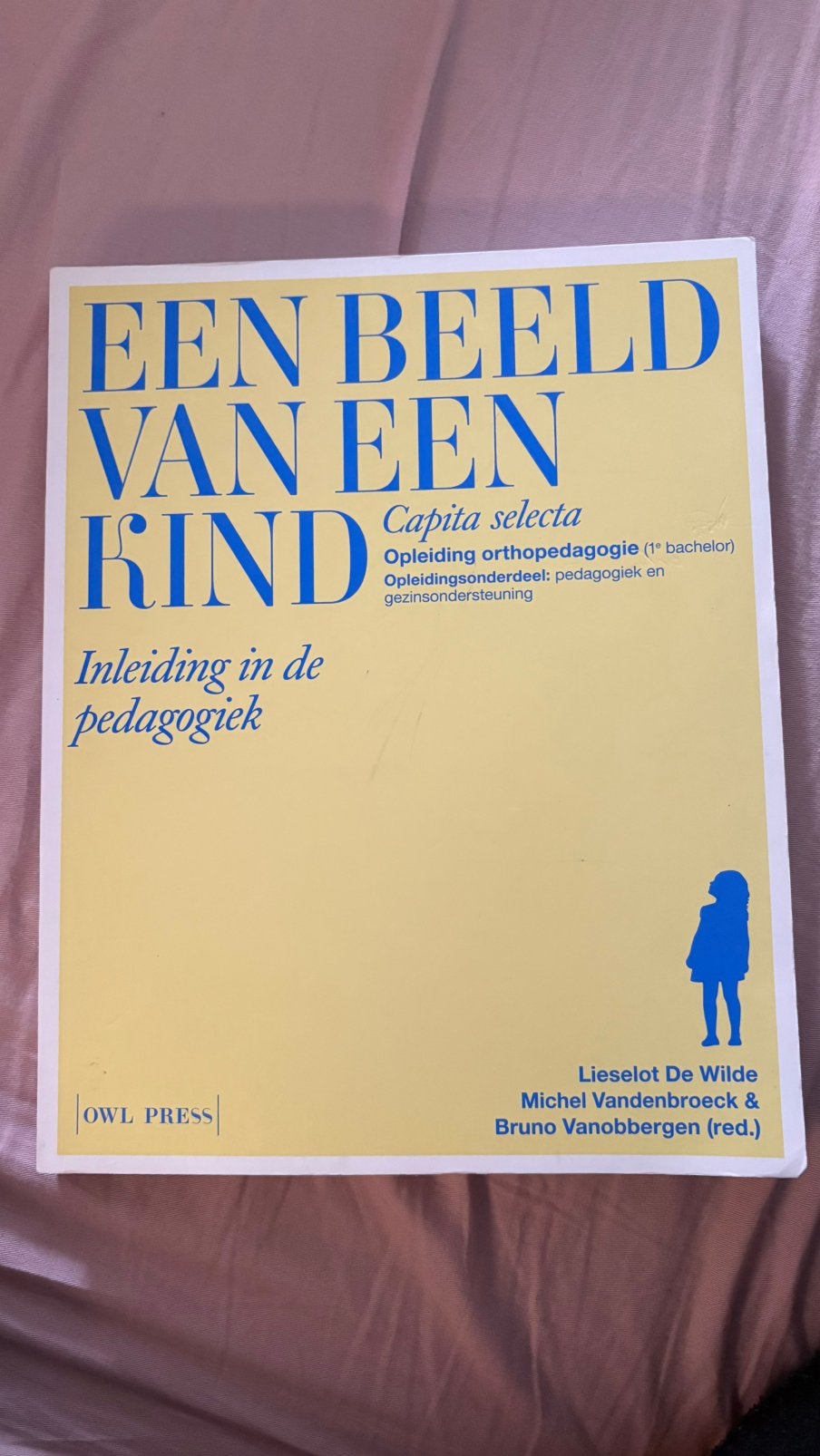 Lieselot de Wilde - Een beeld van een kind, Enlèvement ou Envoi, Lieselot de Wilde; Michel Vandenbroeck; Bruno Vanobbergen