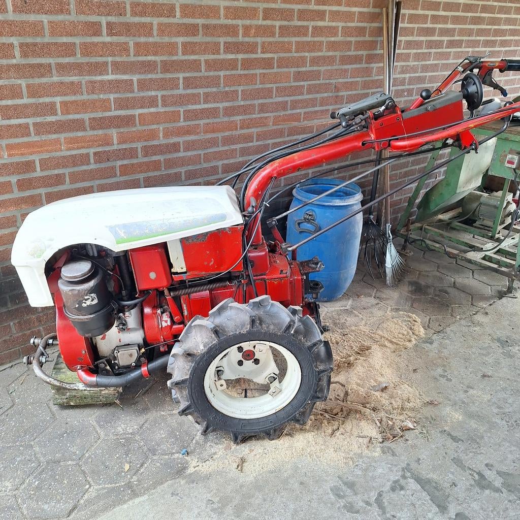 Motoculteur lombardini, Ophalen