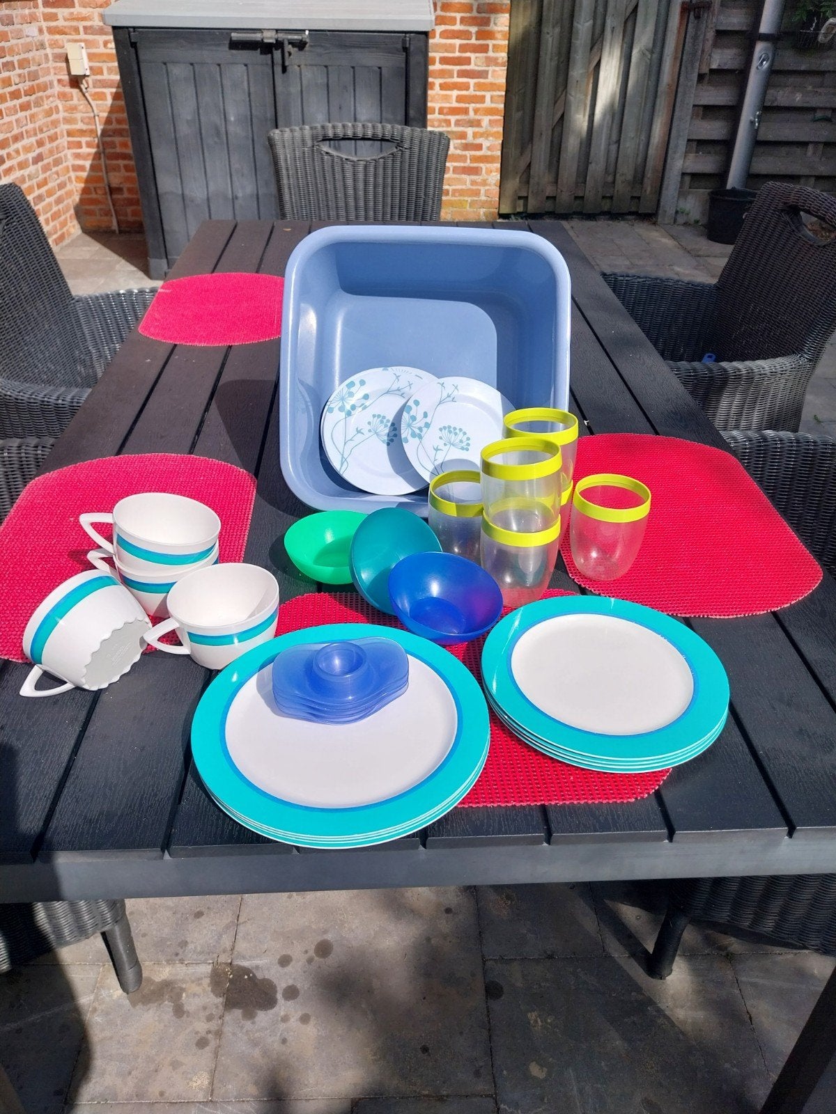 Allerlei servies, Ophalen