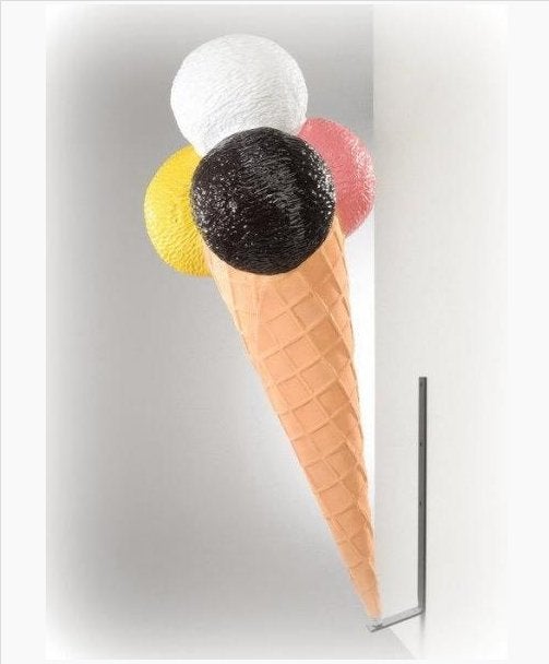 Suspension à glace XL 150 cm - Crème glacée en polyester, Enlèvement, Neuf
