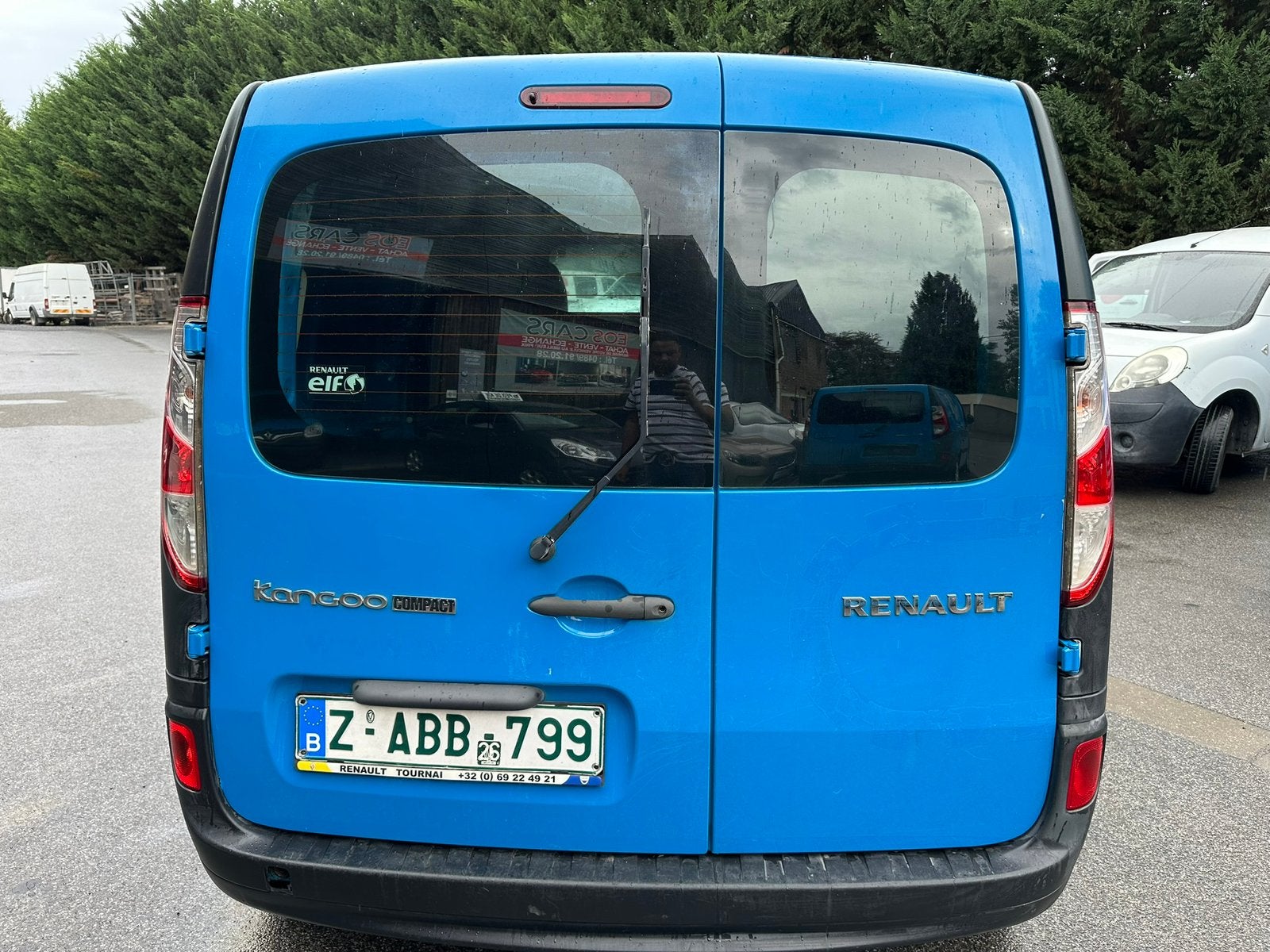 KANGOO COMPACT PETIT CLIM EURO5 VITRE ELEC, Auto's, Euro 5, 4 cilinders, Blauw, Bedrijf
