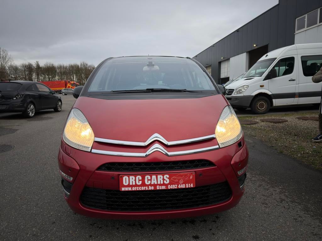 Citroen C4 Picasso exclusief 1.6 HDi AUTOMAAT, Auto's, Citroën, Automaat, Monovolume, 4 cilinders, Leder en Stof