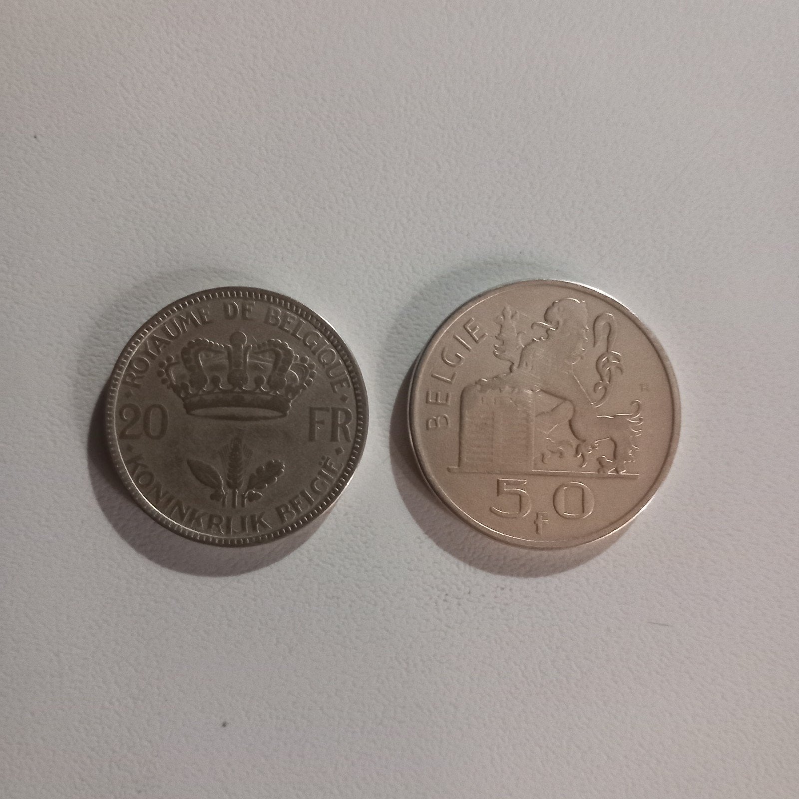 pièces d'argent Belgique 1935/1950, Enlèvement ou Envoi, Belgique, Argent