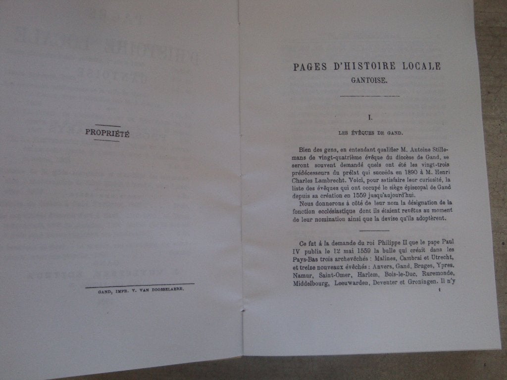 PAGES D'HISTOIRE LOCALE GANTOISE III, Ophalen of Verzenden, Gelezen