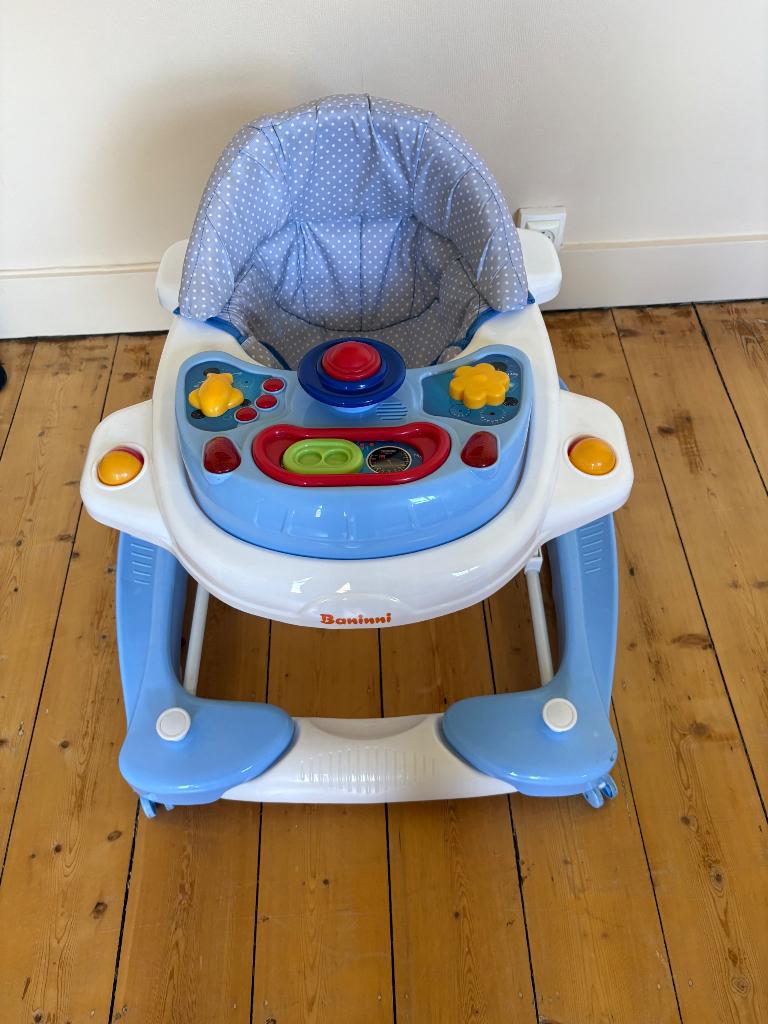 Loopstoel kinderen, Kinderen en Baby's, Wipstoeltjes, Ophalen, Zo goed als nieuw, Topmark, Verstelbaar