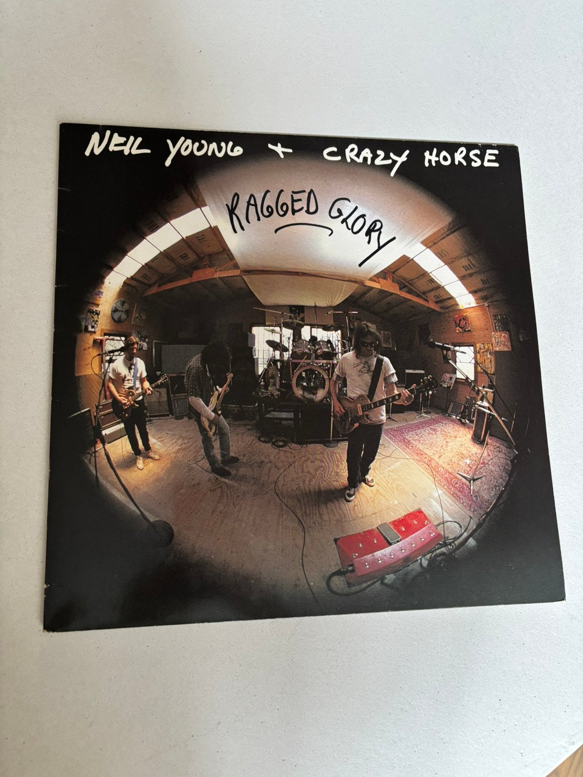 Lp neil young - ragged glory 1990 eu near mint vinyl!, Ophalen of Verzenden, Zo goed als nieuw, LP