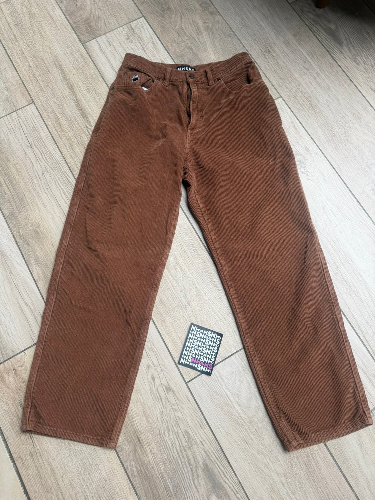 Broek nnsns, Ophalen of Verzenden, Zo goed als nieuw, Bruin