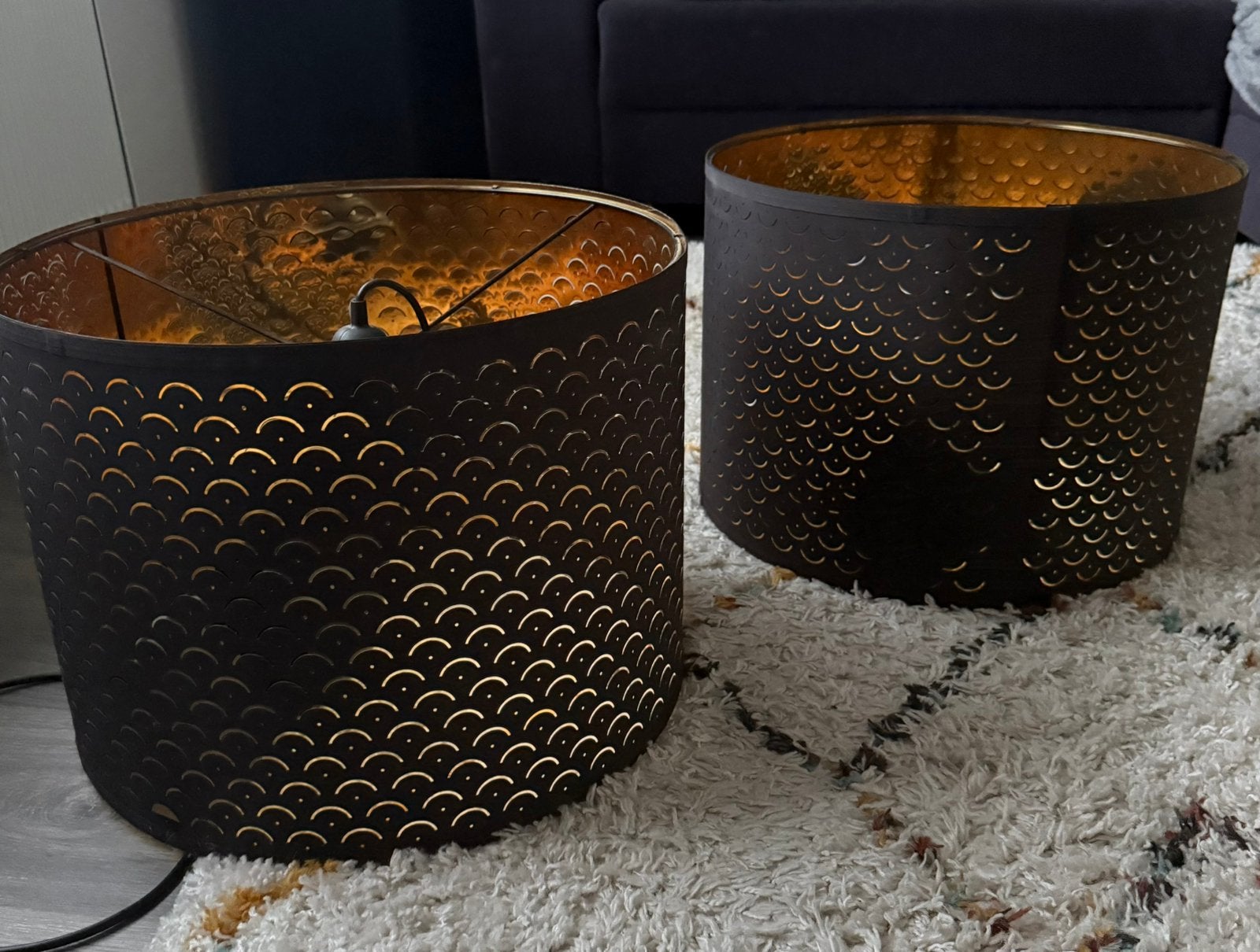 Hanglamp Nymö ikea (2x), Ophalen, Zo goed als nieuw, Kunststof