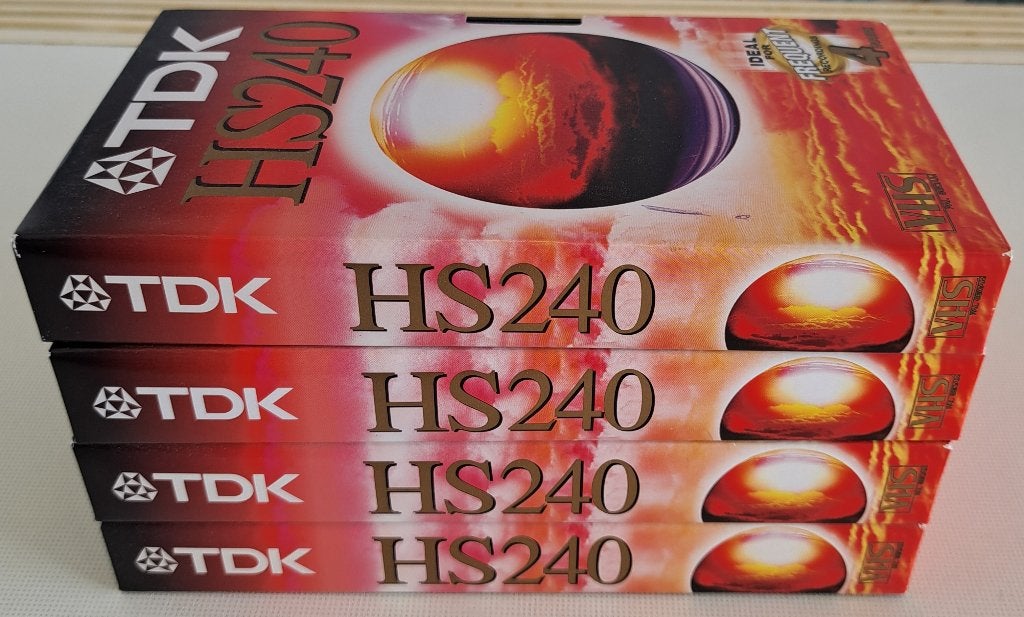 Gebruikte videobanden TDK HS 240 VHS, Cd's en Dvd's, Ophalen, VHS