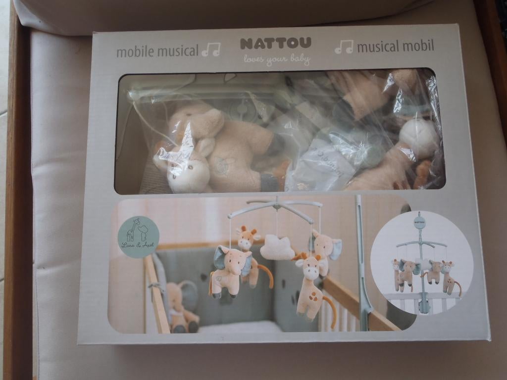Mobile musical Nattou, Enlèvement ou Envoi, Comme neuf, Autres types