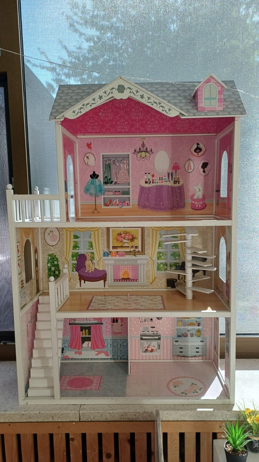 poppenhuis, Ophalen, Gebruikt, Poppenhuis