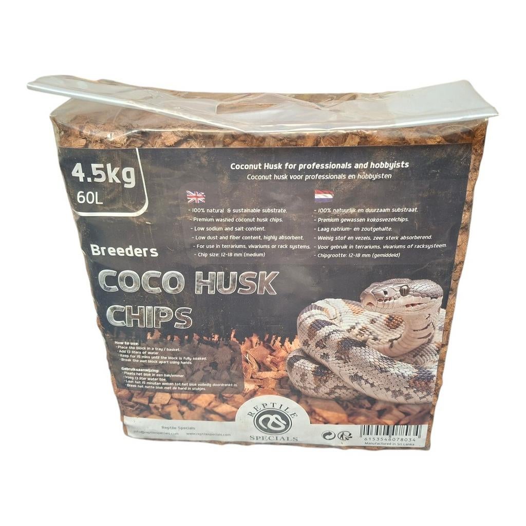 11. Coco husk chips 4,5 kg, 6, 30 en 200 liter zakken, Dieren en Toebehoren, Ophalen of Verzenden