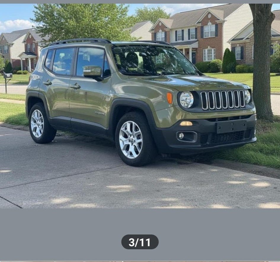 JEEP Renegade 1.6 DIESEL 2015 120200KM Manueel, Auto's, Euro 5, Zwart, 1600 cc, Bedrijf