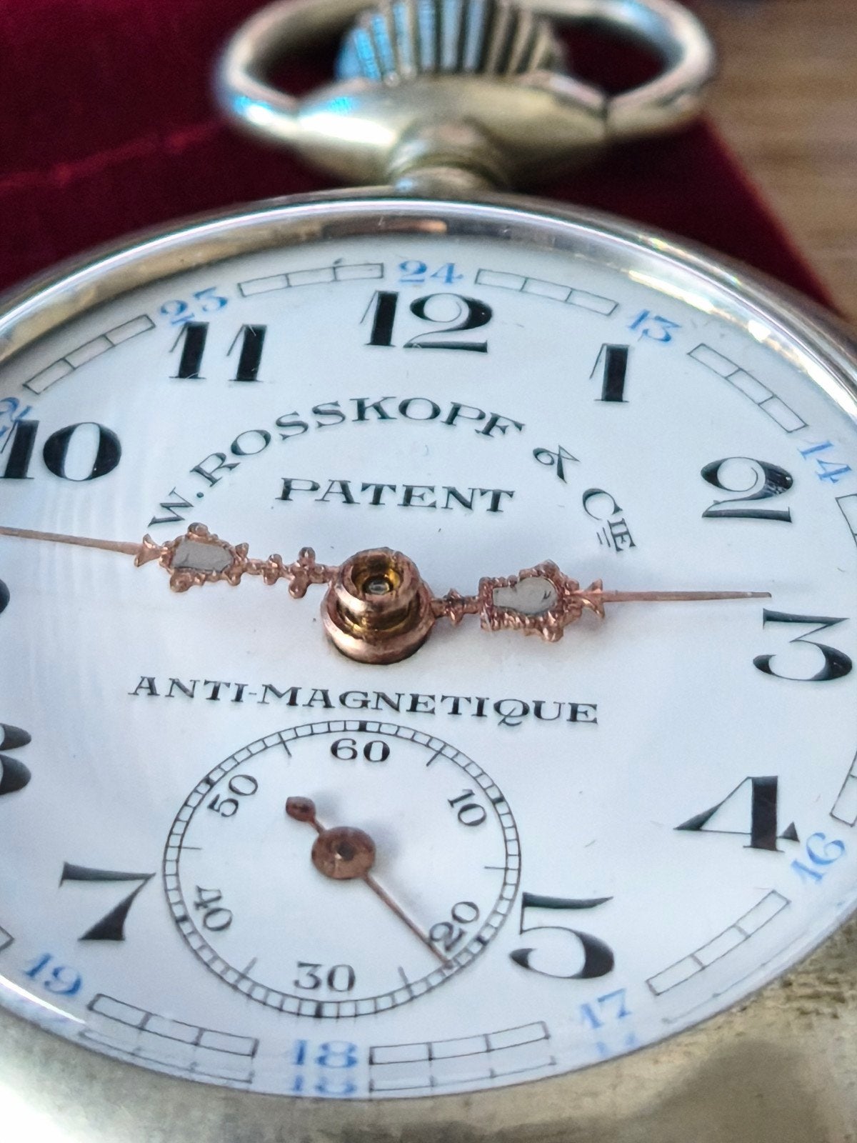 Roskopf zakhorloge in perfecte staat, Ophalen of Verzenden, Zakhorloge, Omega