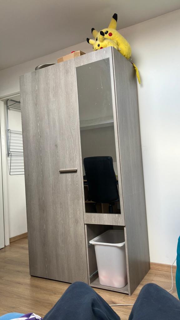 Gratis kleerkast 1 meter, Huis en Inrichting, Ophalen, Gebruikt