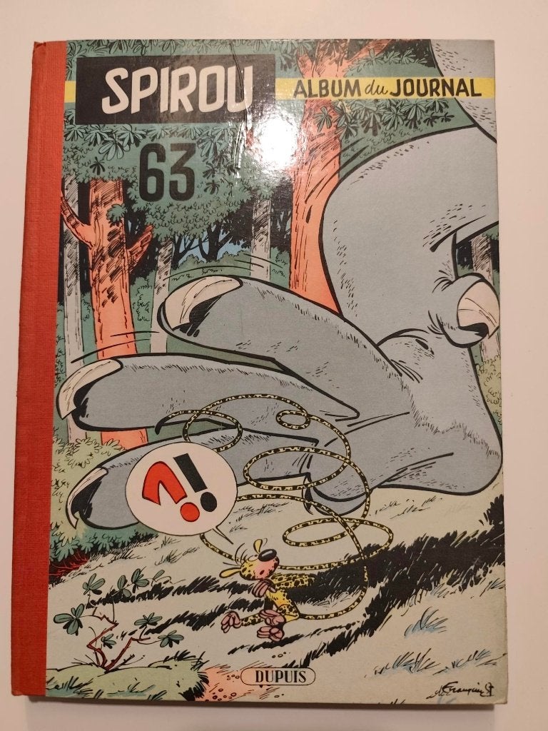 SPIROU – Album du Journal n63, Une BD, Enlèvement ou Envoi, Comme neuf