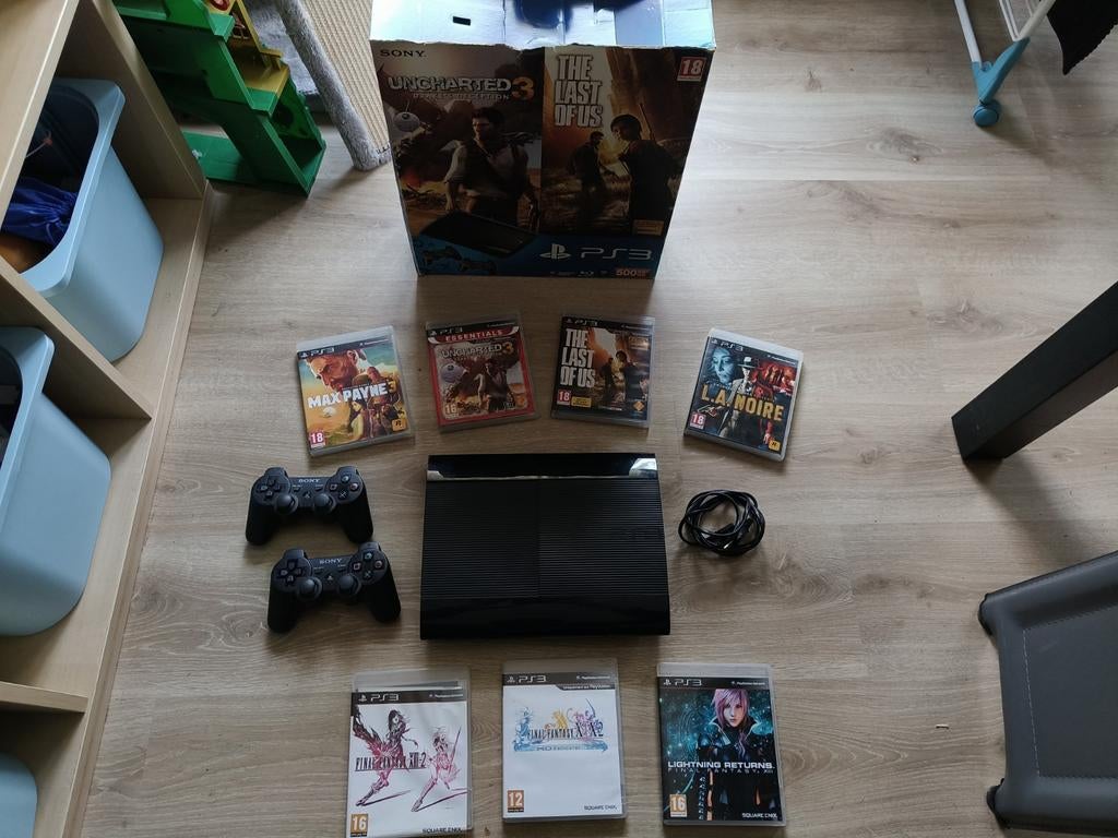 Console Playstation 3 complète+7 jeux, Ophalen, Online, Overige genres, 2 spelers