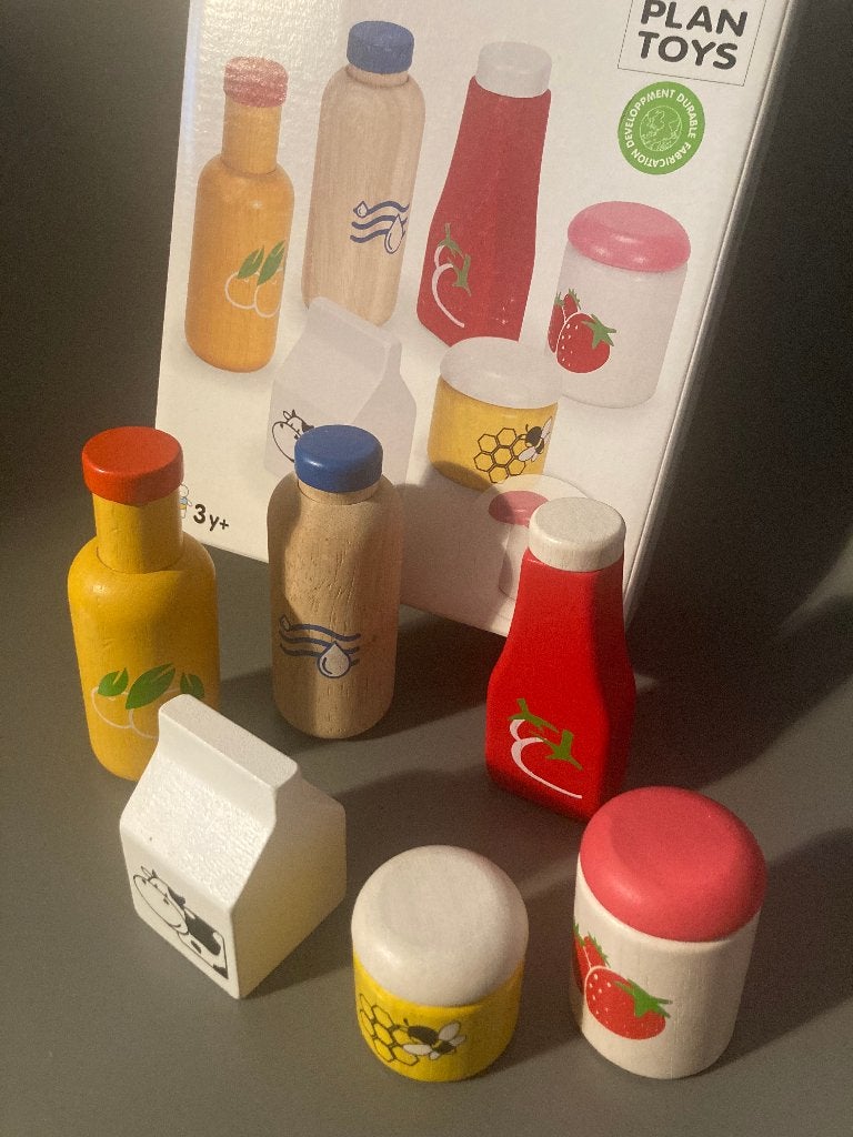 Alimentation et boissons en bois Plan Toys, Enlèvement, Utilisé, Bois, Accessoires de cuisine de jeu