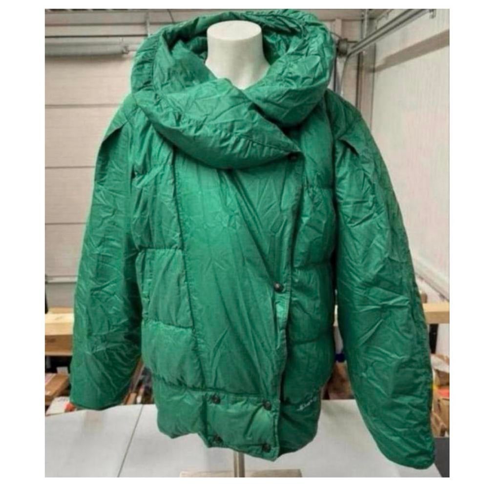 Vintage Lotharius Paris Donsjas jas dames M bijzondere kraag, Kleding | Dames, Jassen | Winter, Zo goed als nieuw, Maat 38/40 (M)