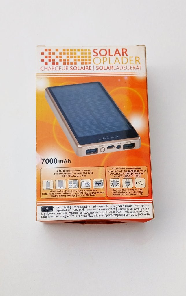 Solar oplader, Audio, Tv en Foto, Opladers, Ophalen of Verzenden
