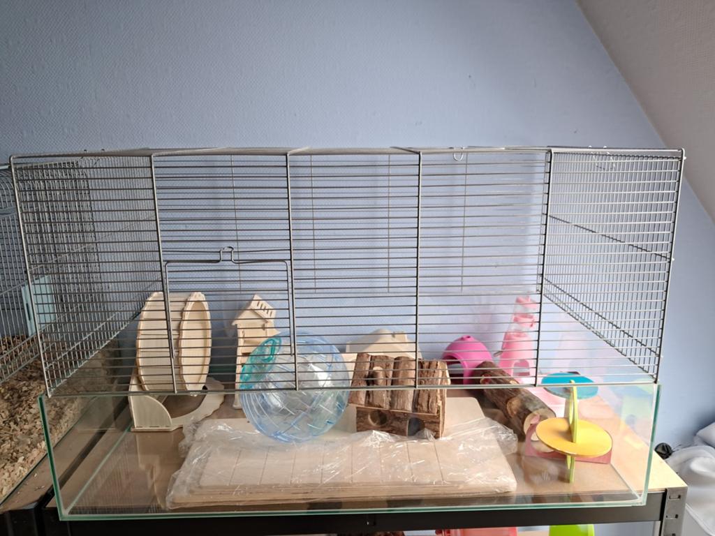 Groot hamsterkooi, Kooi, Zo goed als nieuw, Hamster, 75 tot 110 cm