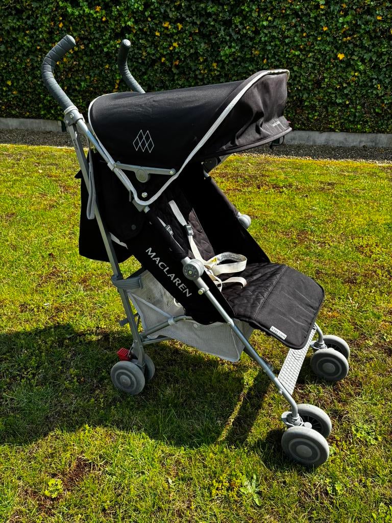 Maclaren Quest Buggy - Zwart/Grijs - In Prima Staat, Ophalen, Gebruikt, Maclaren, Verstelbare rugleuning